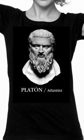 Atlantisz-póló - Platón - női M