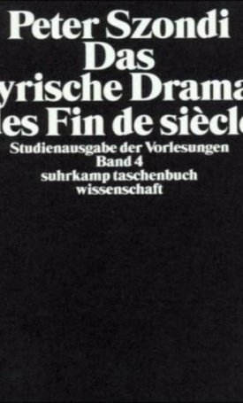 Das lyrische Drama des Fin de siecle